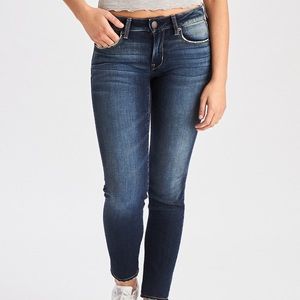 American Eagle Outfitters Super Stretch Denim Blue Jeans